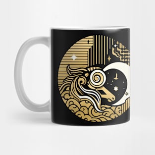 Golden unicorn Mug